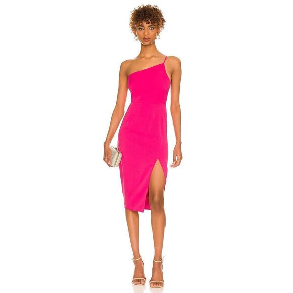 Lovers + Friends Dresses & Skirts - Lovers and Friends Lazo Midi Dress Hot Pink Size S